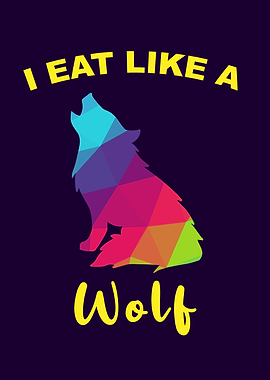 Cute and Funny Eat Wolf 7
