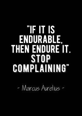 Endure It Stoic Quote
