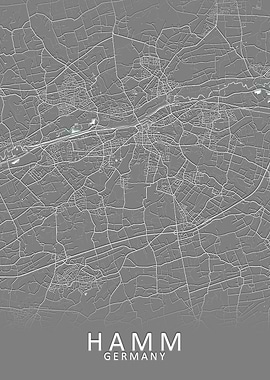 Hamm Germany City Map