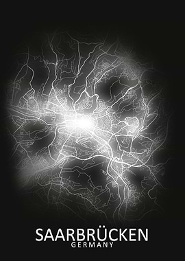 Saarbrucken Germany Map