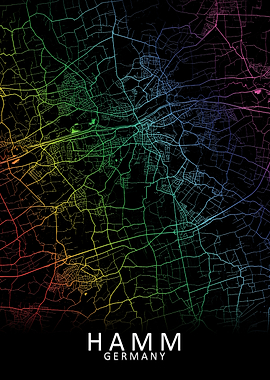 Hamm Germany City Map