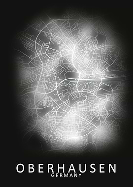 Oberhausen Germany Map