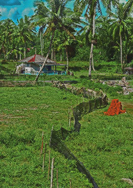 Village in Weaving Art