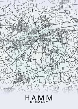 Hamm Germany City Map