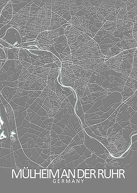 Mulheim Germany City Map