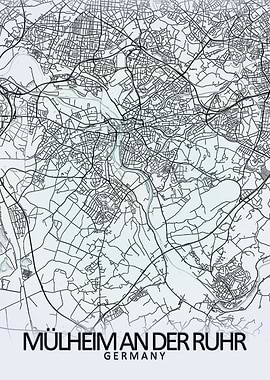 Mulheim Germany City Map