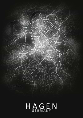 Hagen Germany City Map