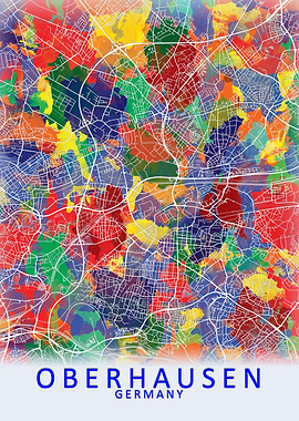 Oberhausen Germany Map