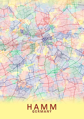 Hamm Germany City Map