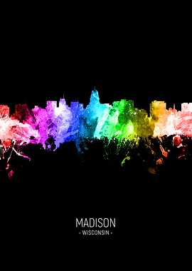 Madison Wisconsin Skyline