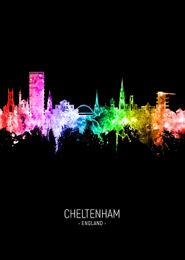 Cheltenham England Skyline