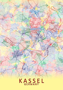 Kassel Germany City Map