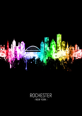 Rochester New York Skyline
