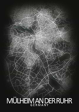 Mulheim Germany City Map