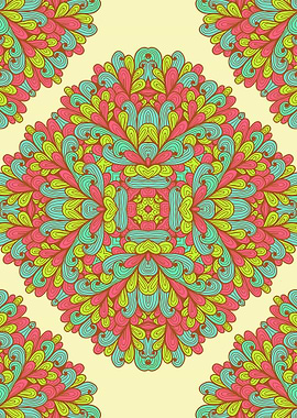 Floral Mandala Pattern 03