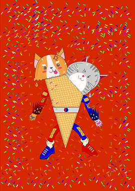 Ice Cream Dogo Meow
