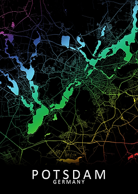 Potsdam Germany City Map