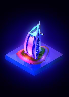 Burj Al Arab Night