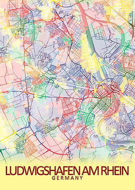 Ludwigshafen Germany Map