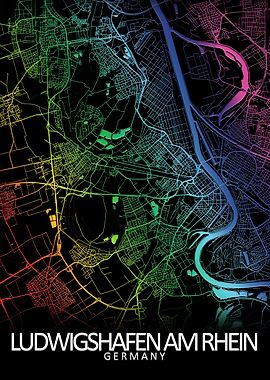 Ludwigshafen Germany Map