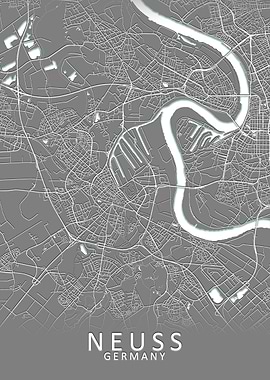 Neuss Germany City Map