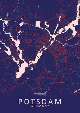 Potsdam Germany City Map
