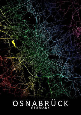 Osnabruck Germany City Map
