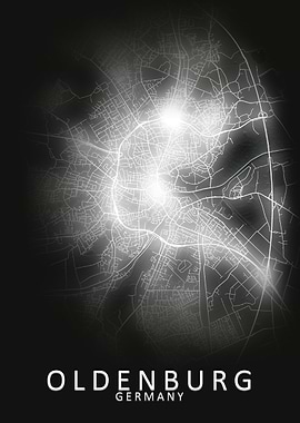 Oldenburg Germany City Map