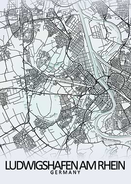 Ludwigshafen Germany Map