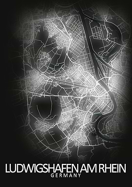 Ludwigshafen Germany Map