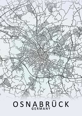 Osnabruck Germany City Map