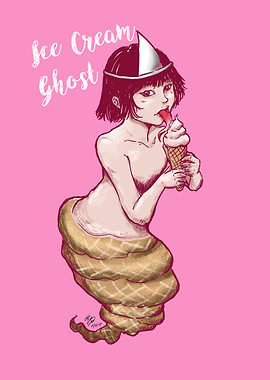 Ice Cream Ghost Girl