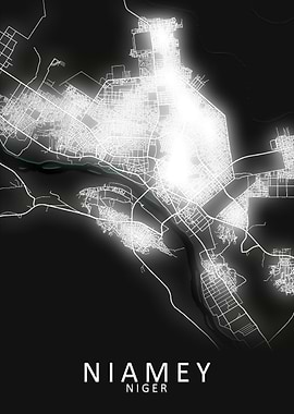 Niamey Niger City Map