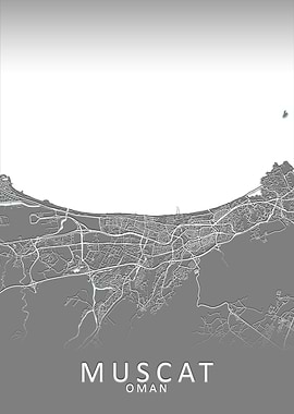 Muscat Oman City Map