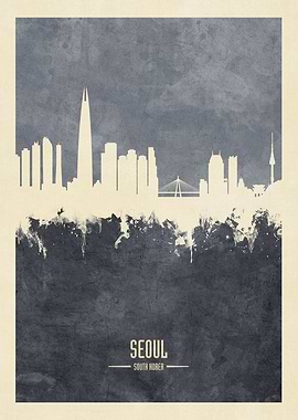 Seoul South Korea Skyline