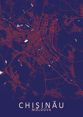 Chisinau Moldova City Map