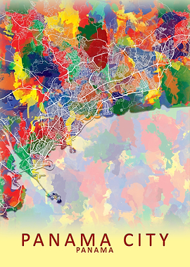 Panama City Map