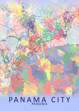 Panama City Map