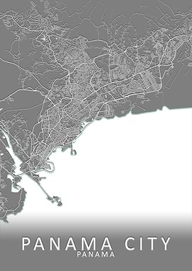 Panama City Map