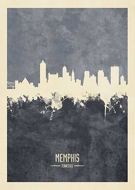 Memphis Tennessee Skyline