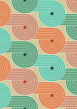 Retro Striped Pattern 03