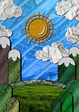 Mixed Media Landscape 2