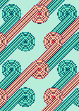 Retro Striped Pattern 16