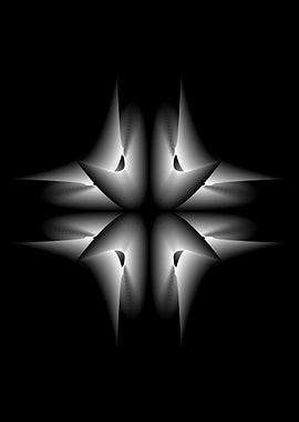 golden star on black