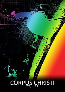 Corpus Christi City Map