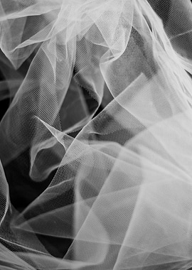 Abstract white veil