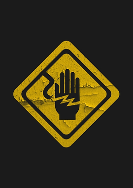 shock hazard sign