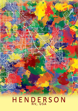 Henderson NV USA City Map