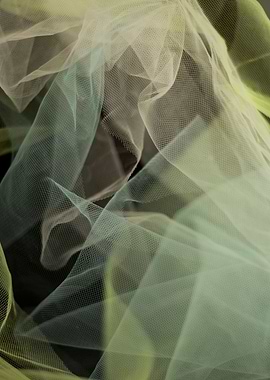 Abstract white veil