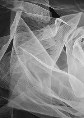 Abstract white veil